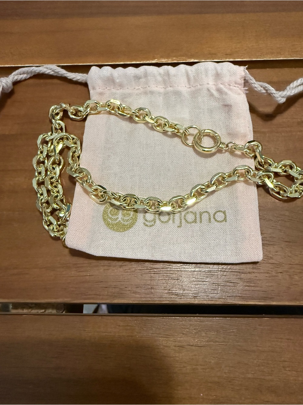 Gorjana Asher Statement Necklace - Classic Gold Tone